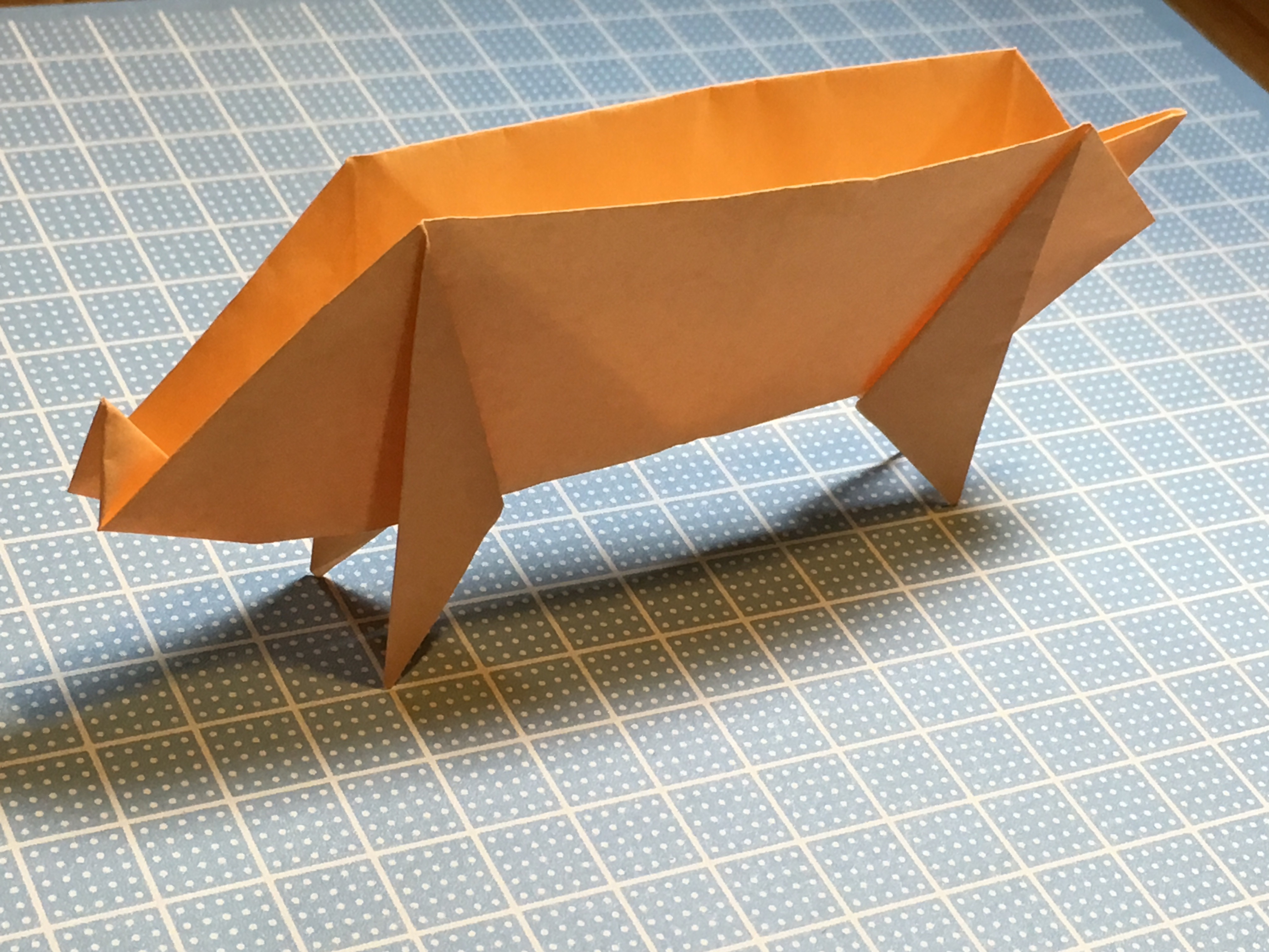 折り紙の折り方 ぶた How To Make Origami Pig